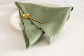 Green Table Napkins - Set of 6
